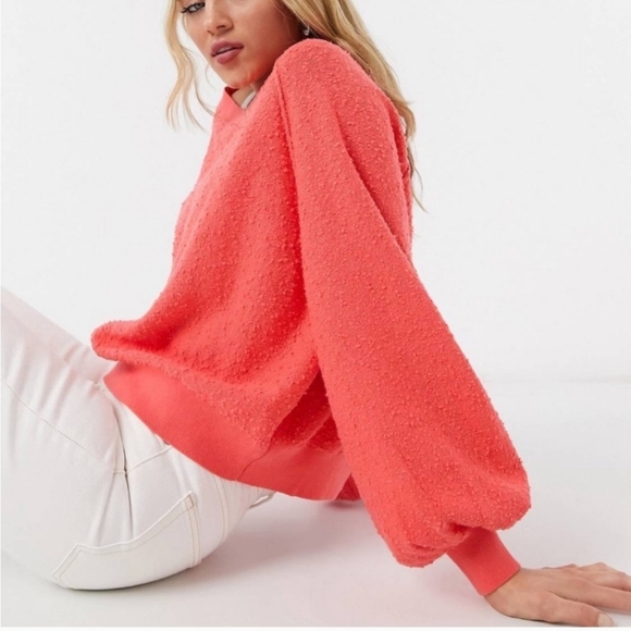 Free People Found My Friend Boucle Pullover - Picture 1 of 11